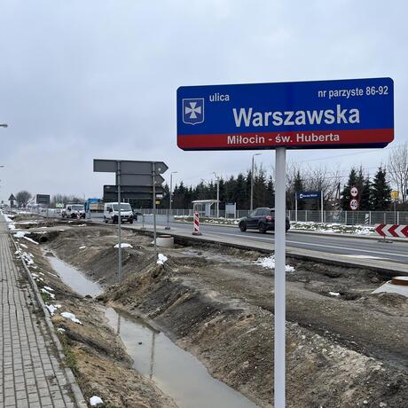Rozbudowa ul. Warszawskiej [styczeń 2023] - fot 1
